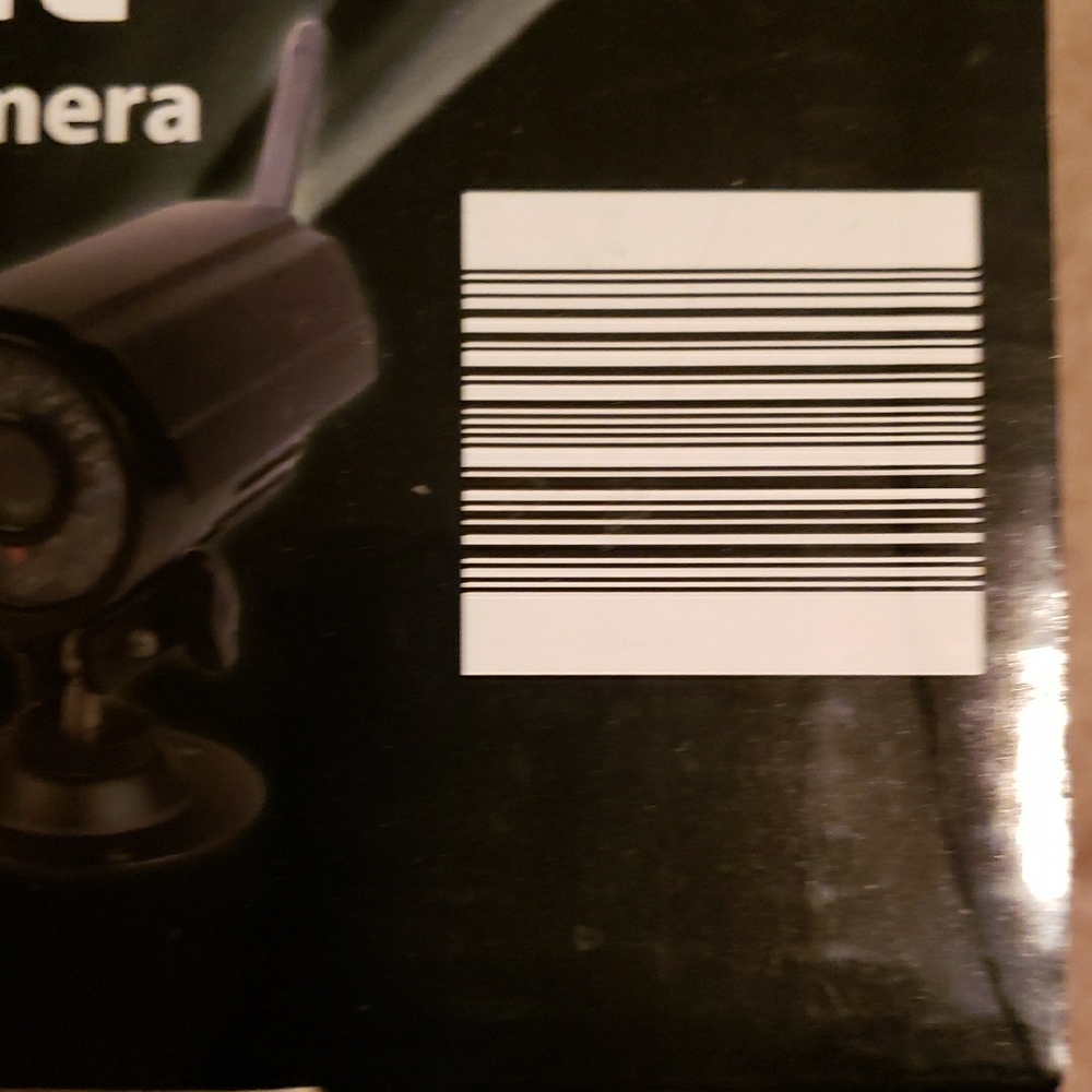 Black Wireless Security Camera with Receiver - Picture 3 of 3